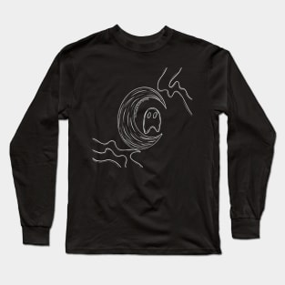 Ghost on the moon #2 Long Sleeve T-Shirt